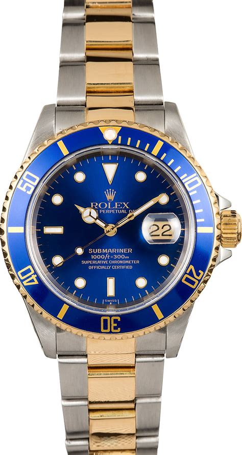 Rolex submariner blue face